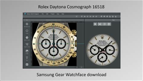 quadrante rolex su samsung galaxy watch|Download the Rolex Daytona Cosmograph 16518 gold watchface.